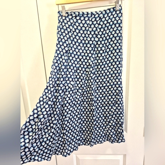 NWT Maje Clover-Print Satin-Effect Midi Skirt, EU 36 - Picture 7 of 12